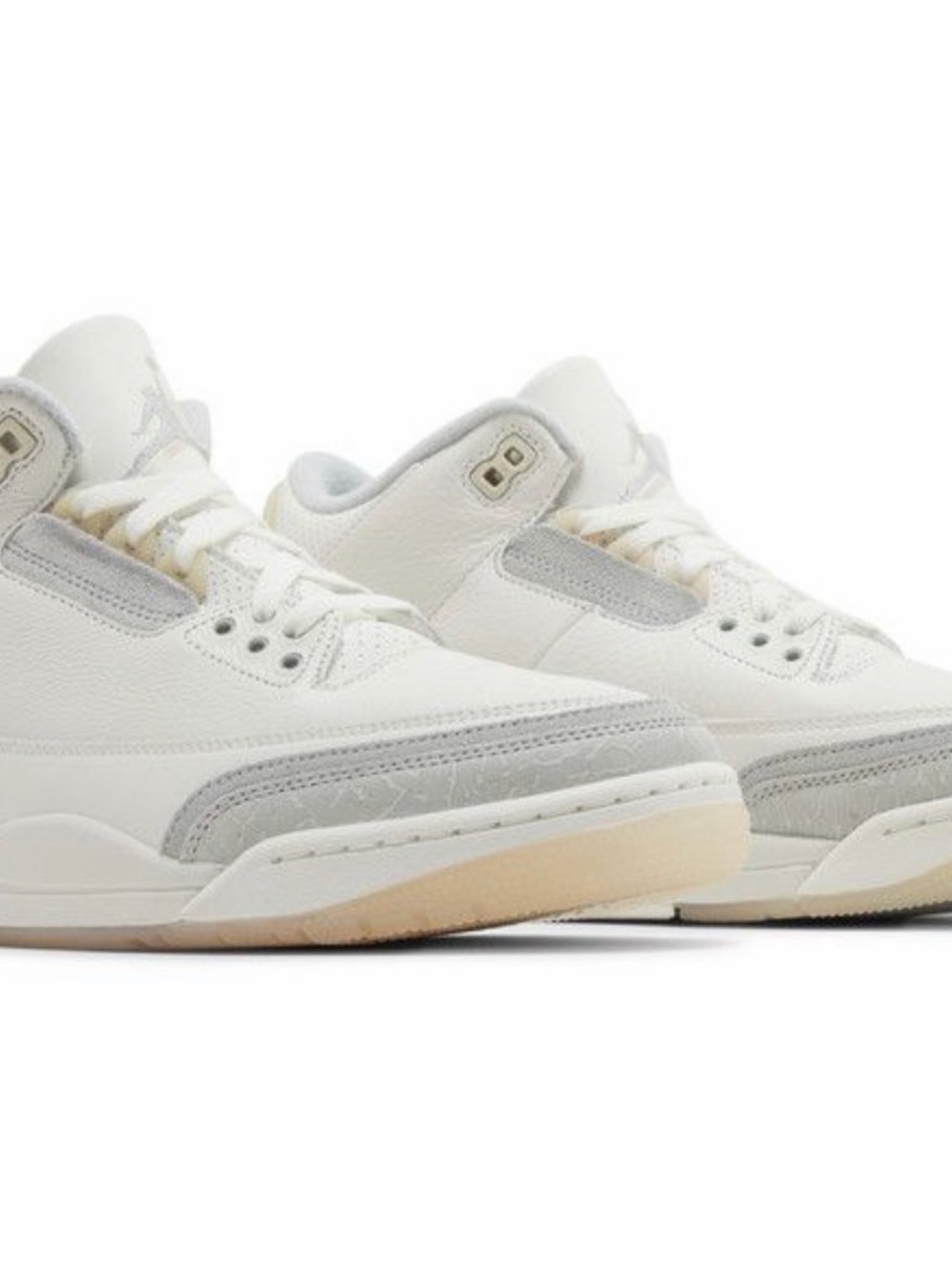 Air Jordan 3 retro craft ivory grey mist cream
